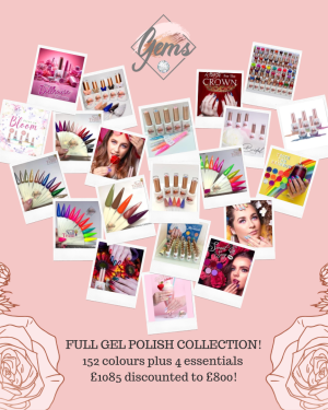 Gems gel polish Full collection 152 colours