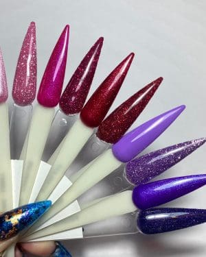 Gems gel polish Sweet and Sexy collection plus Elite Glitters