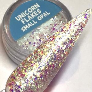 Unicorn flakes small Opal