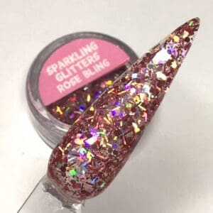 Sparkling glitter Rose bling