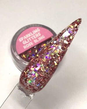 Sparkling glitter Rose bling