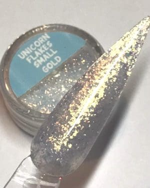 Unicorn flakes small Gold