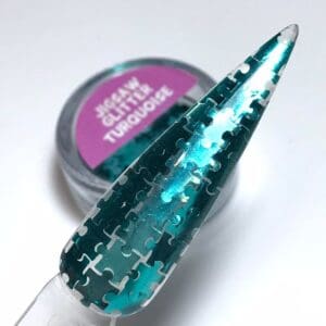 Jigsaw glitter Turquoise