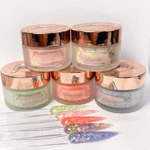 Gems glitter acrylic Whispers of Spring