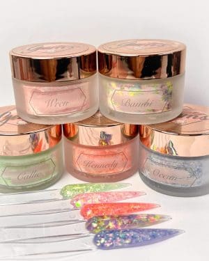 Gems glitter acrylic Whispers of Spring