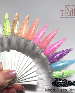Neon disco rings collection