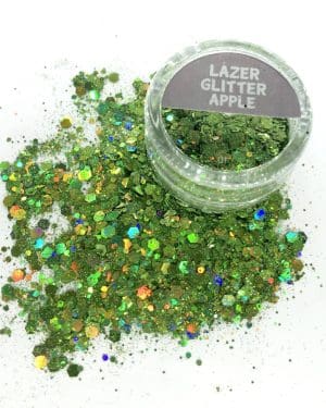 Lazer glitter apple