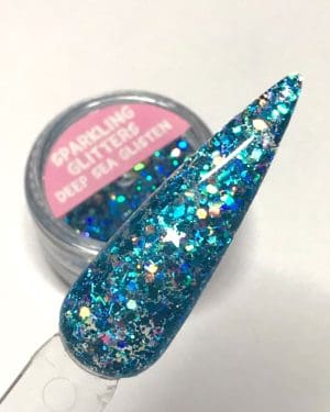Sparkling glitter Deep sea glisten