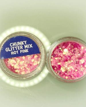 Chunky glitter Hot pink