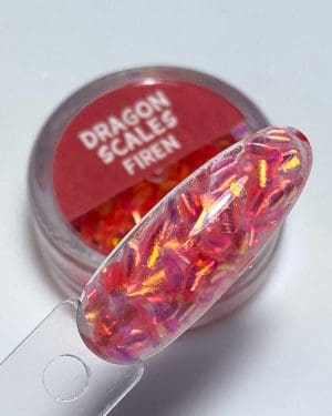 Dragon scales glitter Firen