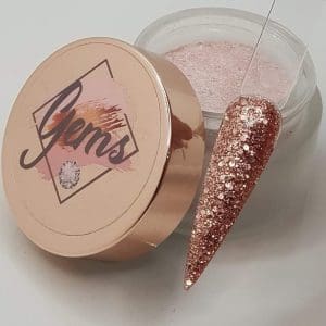 Gems glitter acrylic Aurelia