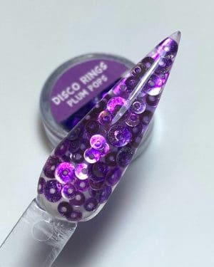 Disco rings Plum pops