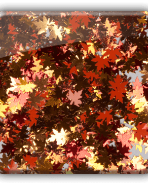 Autumn leaves metallic rowan