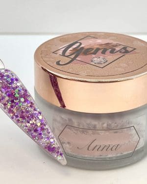 Gems glitter acrylic Anna