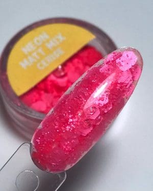 Neon matt mix Cerise