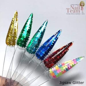 Jigsaw glitter collection