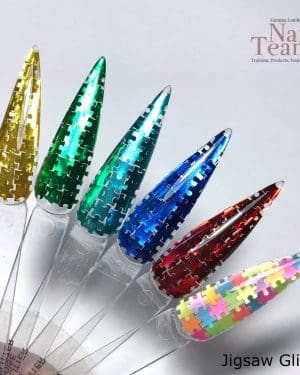 Jigsaw glitter collection
