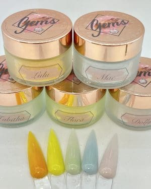 Gems coloured acrylic First to bloom collection