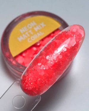 Neon matt mix Coral