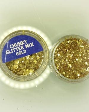 Chunky glitter Gold