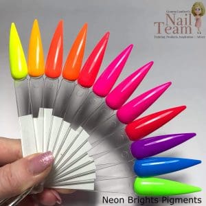 Neon bright pigments collection
