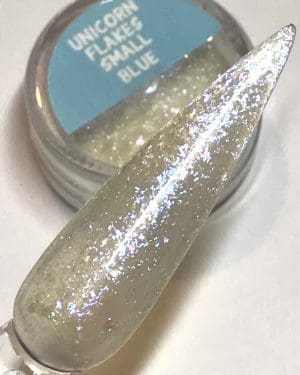 Unicorn flakes small Blue