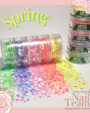 Limited edition Spring glitter collection