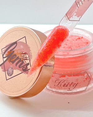 Gems glitter acrylic Kitty