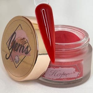 Gems coloured acrylic Hope