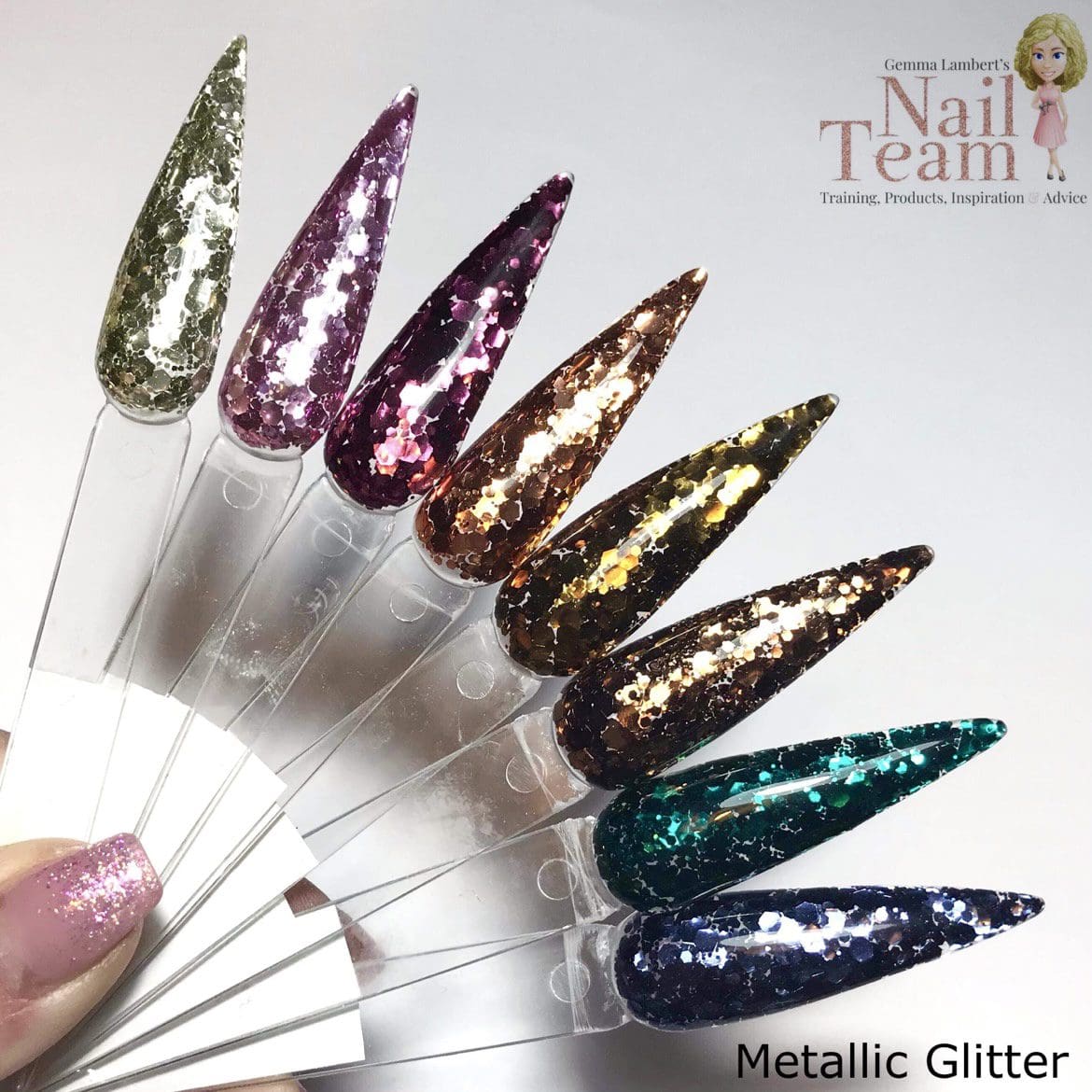 Metallic glitters collection