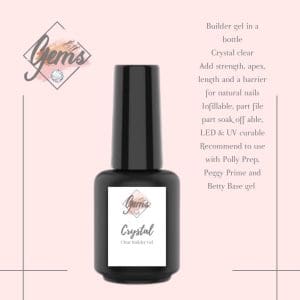 Gems builder gel in a bottle Crystal Clear