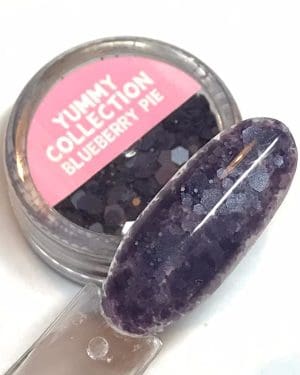 Yummy collection glitter Blueberry pie