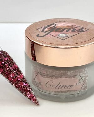 Gems glitter acrylic Celina