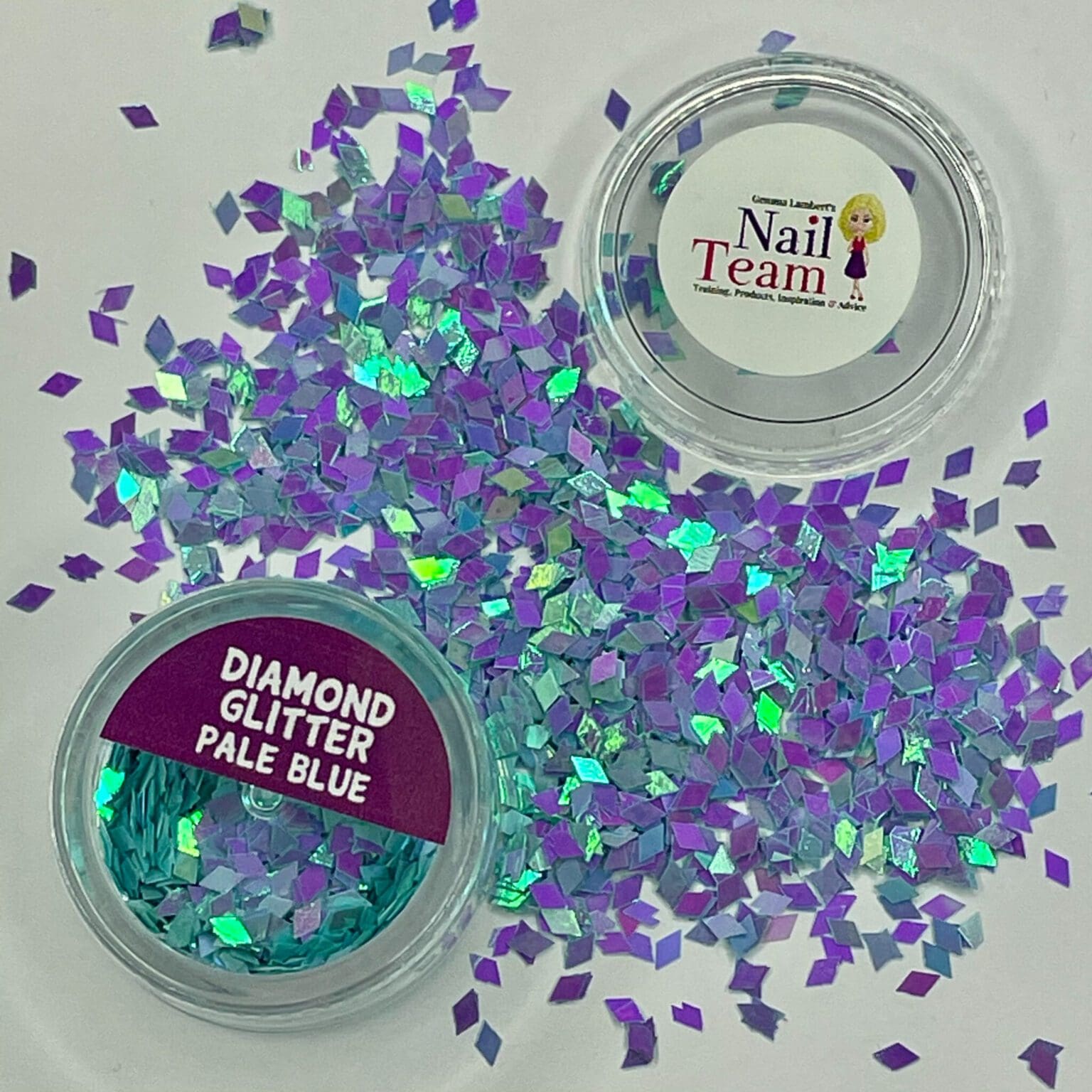 Diamond glitter Pale blue