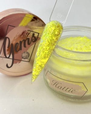 Gems glitter acrylic  Hattie