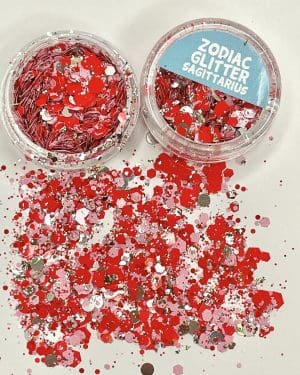 Zodiac glitter sagittarius