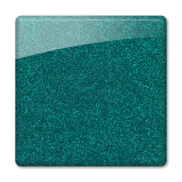 Superfine glitter peacock