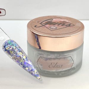 Gems glitter acrylic Elsa.