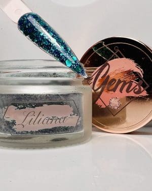 Gems glitter acrylic Liliana
