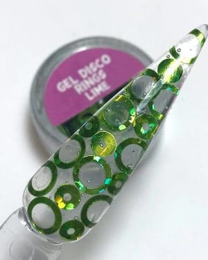 Gel disco rings Lime