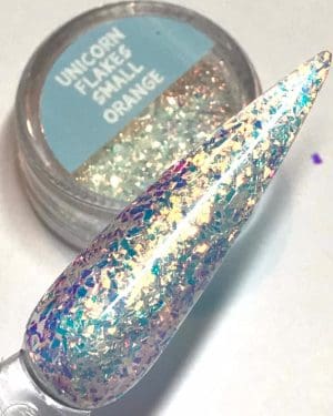 Unicorn flakes small Orange