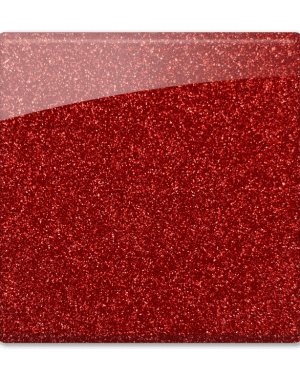 Superfine glitter ruby