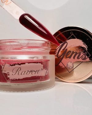 Gems coloured acrylic Raven