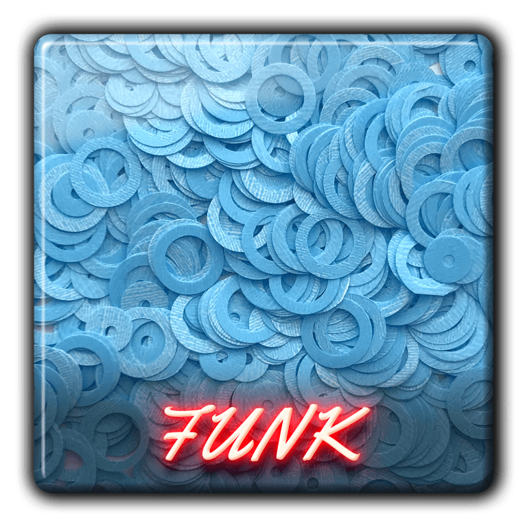 Neon disco rings funk