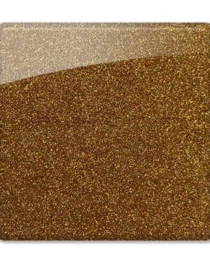 Superfine glitter amber