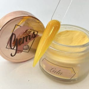 Gems coloured acrylic Lulu