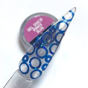 Gel disco rings Blue