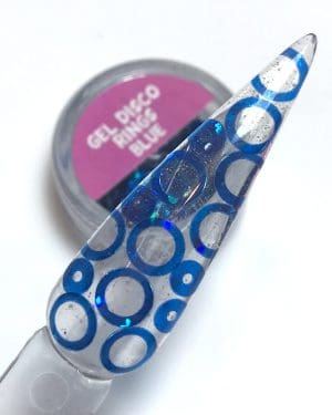 Gel disco rings Blue