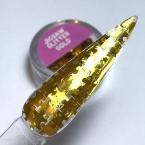 Jigsaw glitter Gold
