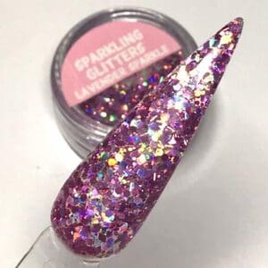 Sparkling glitter Lavender sparkle